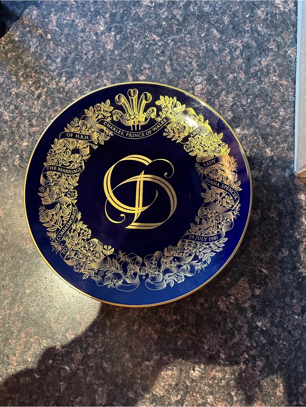 Royal Wedding Commemorative Plate – Charles & Diana Limited Edition #2389/9500